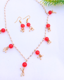 Red Jumkhi Necklace