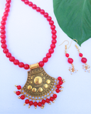 Red Beads Necklace