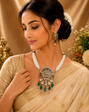 Emerald Green Pearl Set