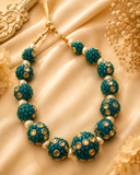 Green Designer Bead Necklace
