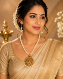 Gold Pearl Temple Grace Set