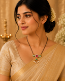 Red Kundan Mangle Sutra