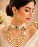 Emerald Green Pearl Royal Set