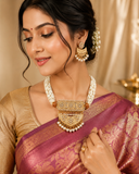 Golden Pearl Royal Kundan Set