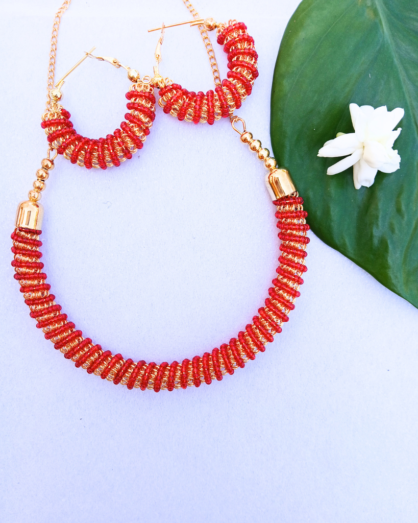 Red Choker Necklace