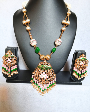 Pink Long Necklace