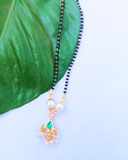 Green Jhumki Mangle Sutra