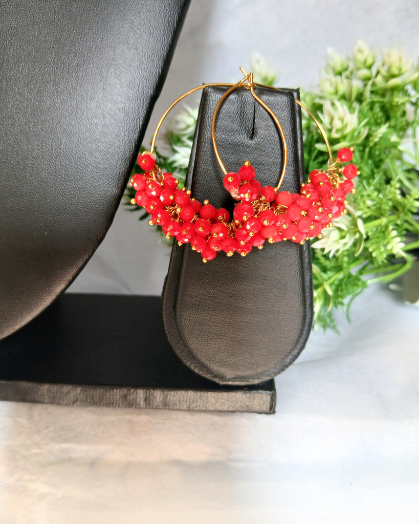 Red Bali Earing