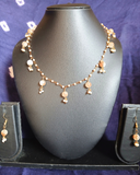 Grey Jhumki Necklace